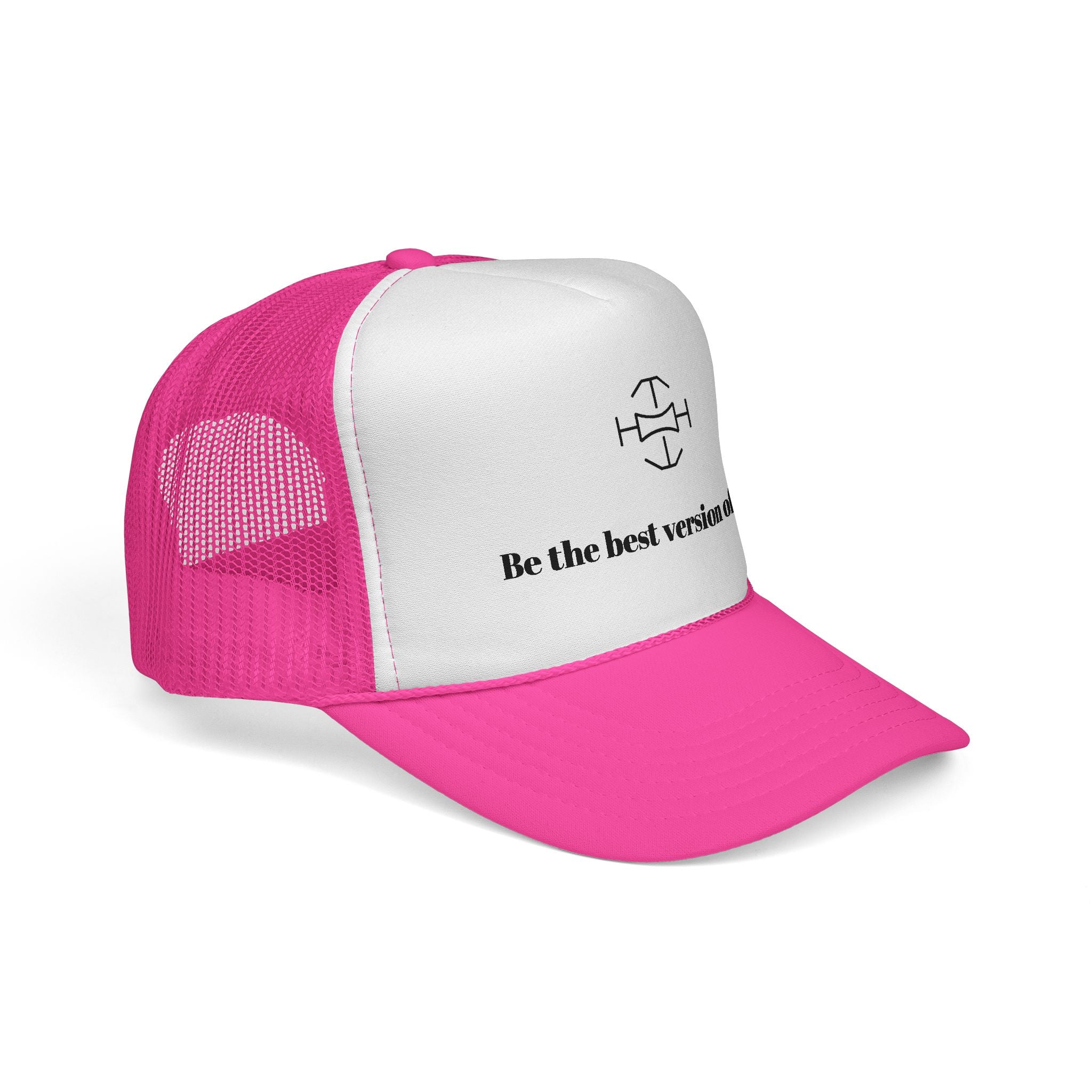 Inspiring Trucker Cap with Motivational Quote - Be the best version of you, Unisex Cap for Outdoor Adventures, Gift for Him/Her, Stylish [...]