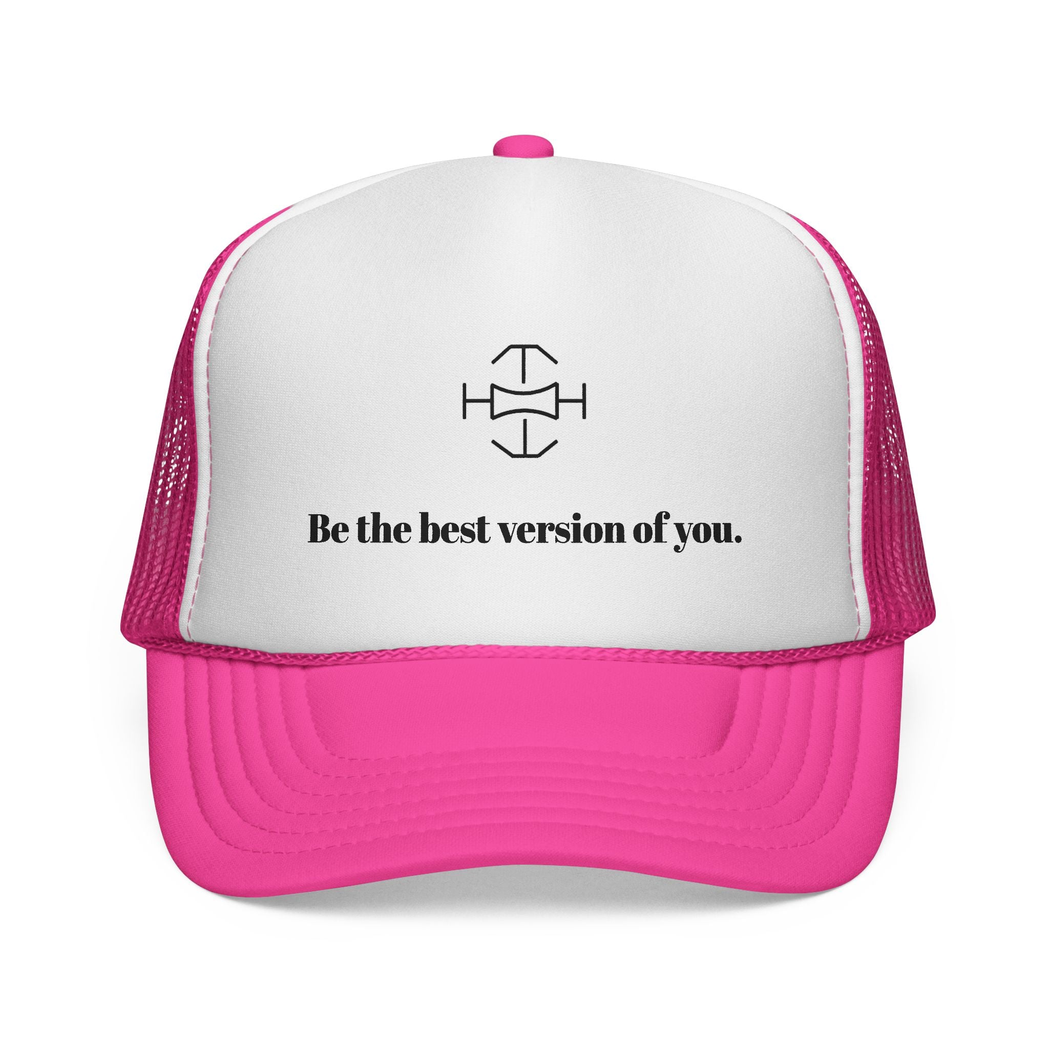 Inspiring Trucker Cap with Motivational Quote - Be the best version of you, Unisex Cap for Outdoor Adventures, Gift for Him/Her, Stylish [...]