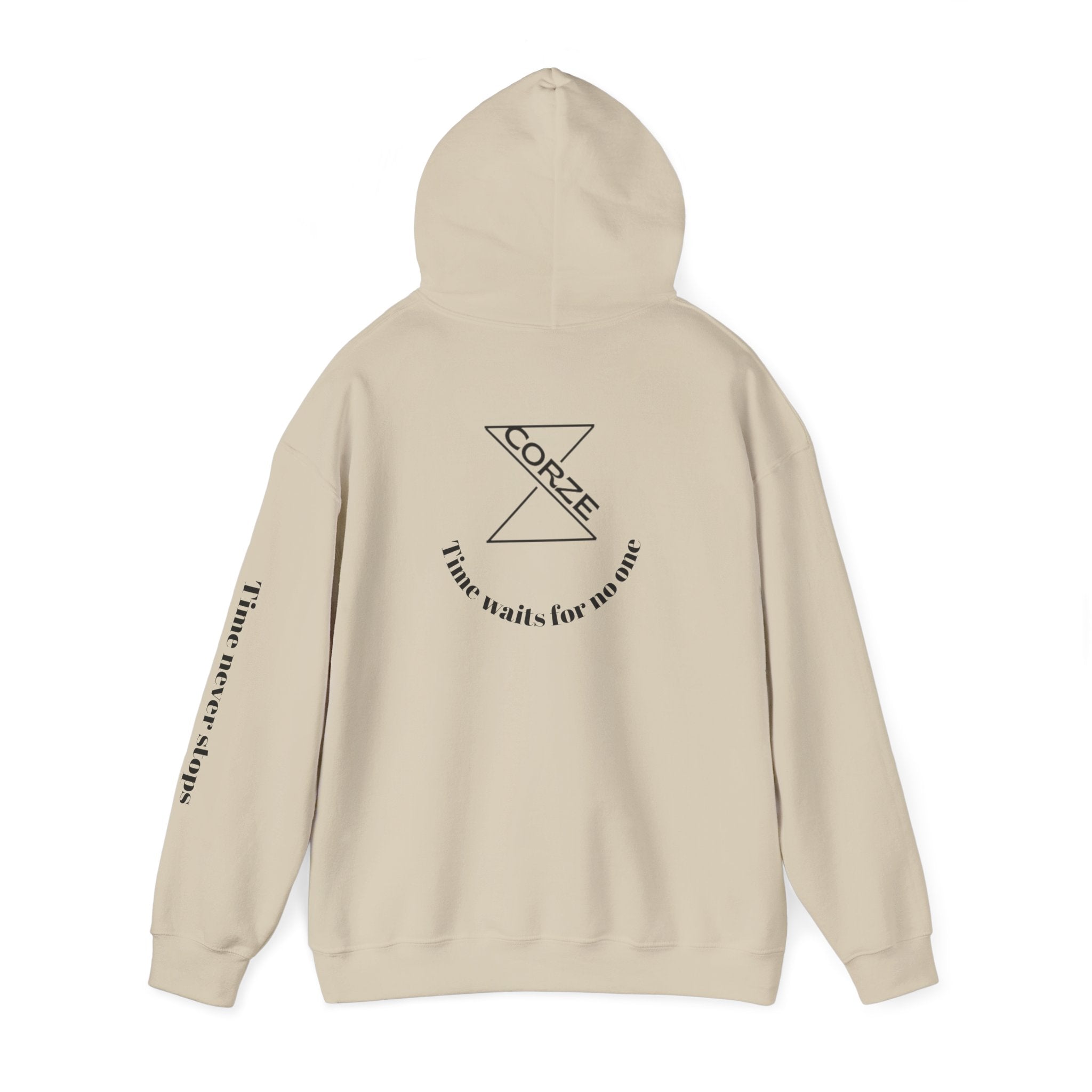 Unisex Hoodie - time waits for no one, Cozy Gifts, Casual Wear, Motivational Fashion, Everyday Comfort