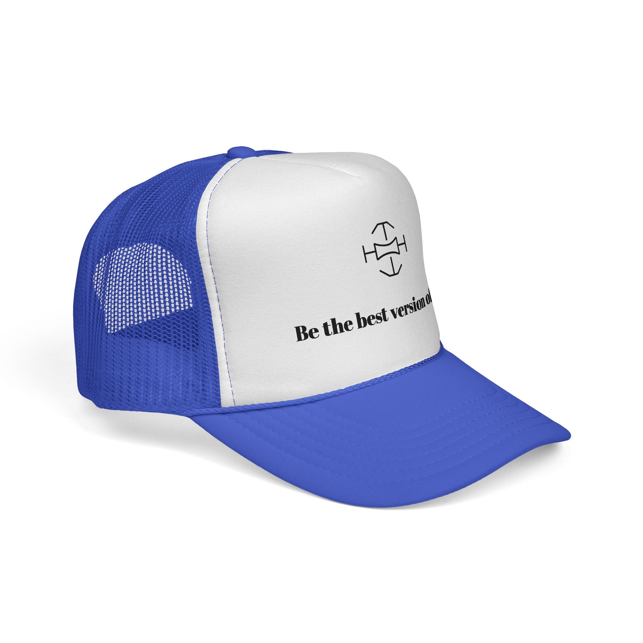 Inspiring Trucker Cap with Motivational Quote - Be the best version of you, Unisex Cap for Outdoor Adventures, Gift for Him/Her, Stylish [...]